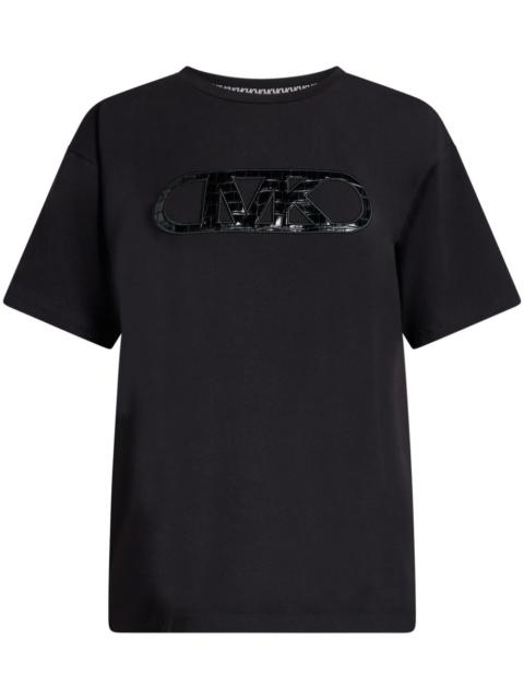 MICHAEL KORS logo-appliqué T-shirt