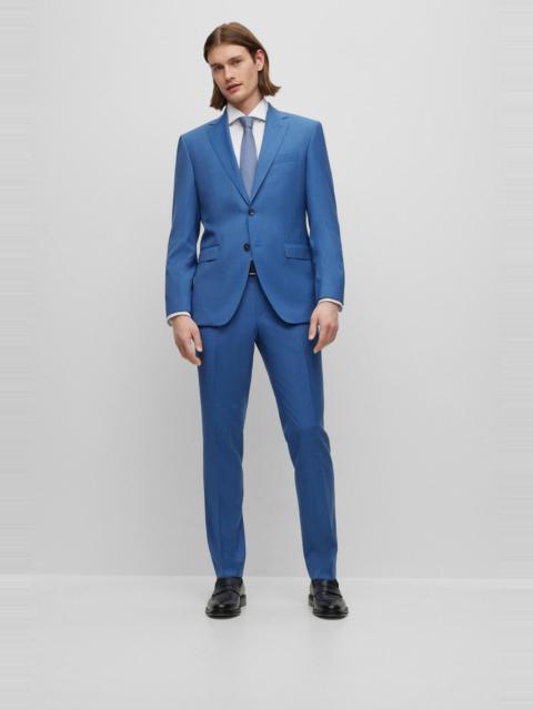 BOSS REGULAR-FIT SUIT IN VIRGIN WOOL WITH FULL LINING