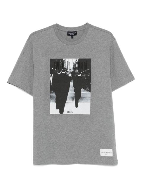 EMPORIO ARMANI graphic-print T-shirt