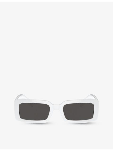 Dolce & Gabbana DG6187 rectangle-frame injected sunglasses