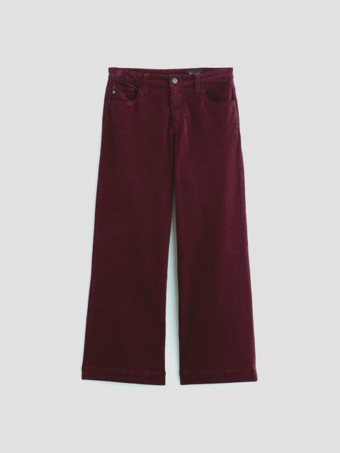 AG Jeans Saige Wide Leg Crop Corduroy Pant