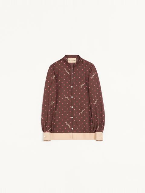 Valentino STELLINE FIRMA STARRY TWILL SHIRT