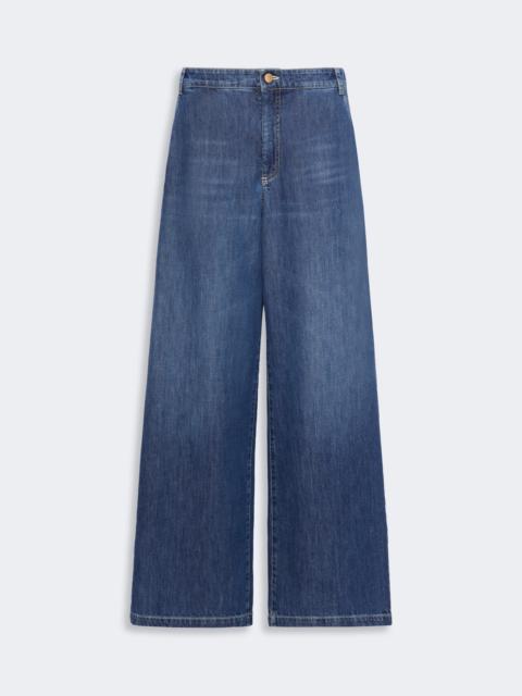 'S Max Mara GELATO Straight leg cotton denim trousers - CHINA BLUE