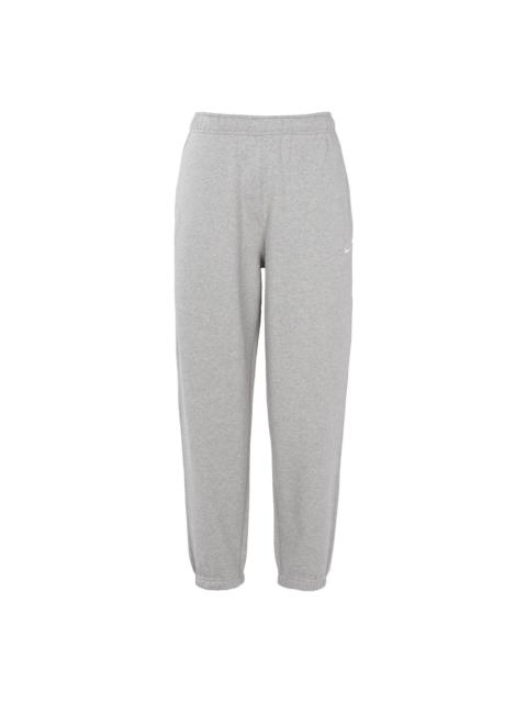Nike Nike Lab Solid Color Stay Warm Bundle Feet Sports Pants 'Light Grey' DA0330-063