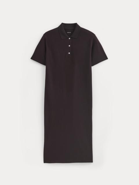 EVERLANE PIQUE POLO SHORT-SLEEVE DRESS