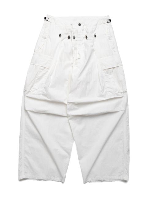Kapital Rip Stop JUMBO Cargo Pants - White