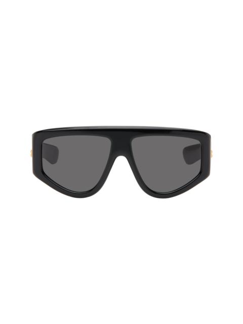 Bottega Veneta Black Classic Shield Sunglasses