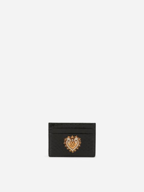 Dolce & Gabbana Devotion credit card holder in python
