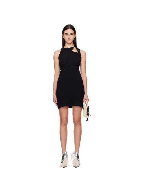 OTTOLINGER Black Tank Minidress