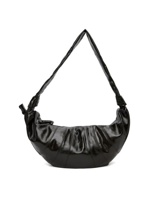 Lemaire Brown Large Croissant Coated Cotton Bag