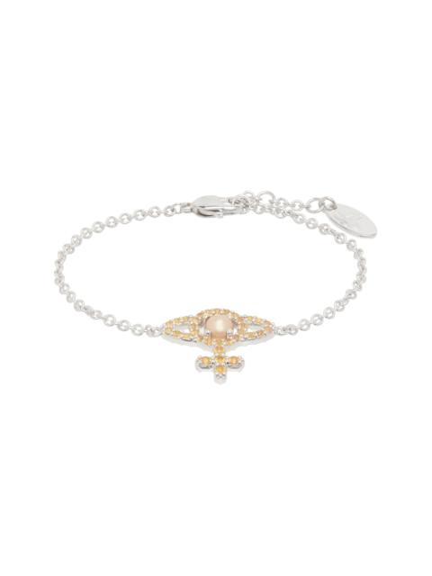 Vivienne Westwood Olympia Faux-Pearl Chain Bracelet