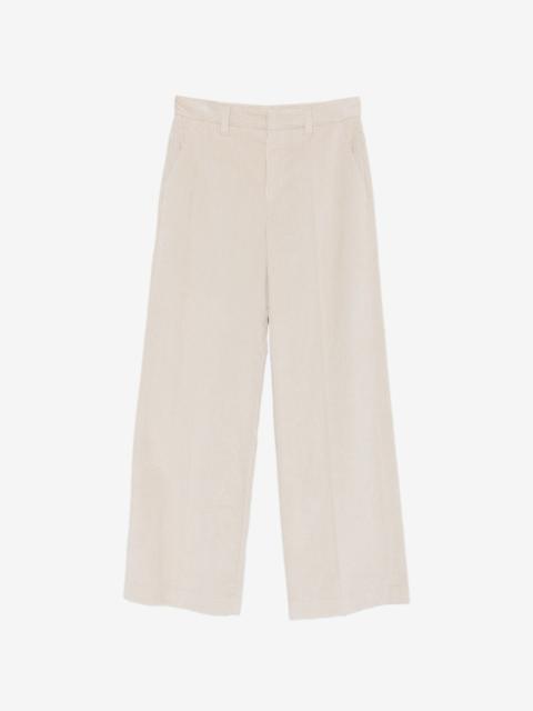 Brunello Cucinelli wide-leg corduroy trousers