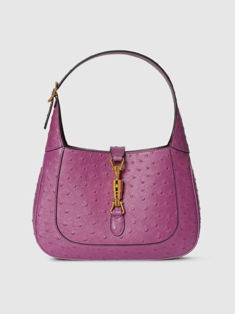 GUCCI Gucci Jackie 1961 ostrich medium bag