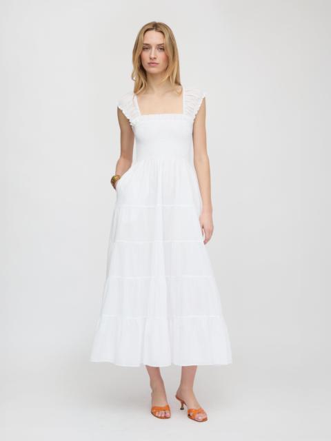 Hill House Home The Stella Nap Dress - White Shadow Stripe