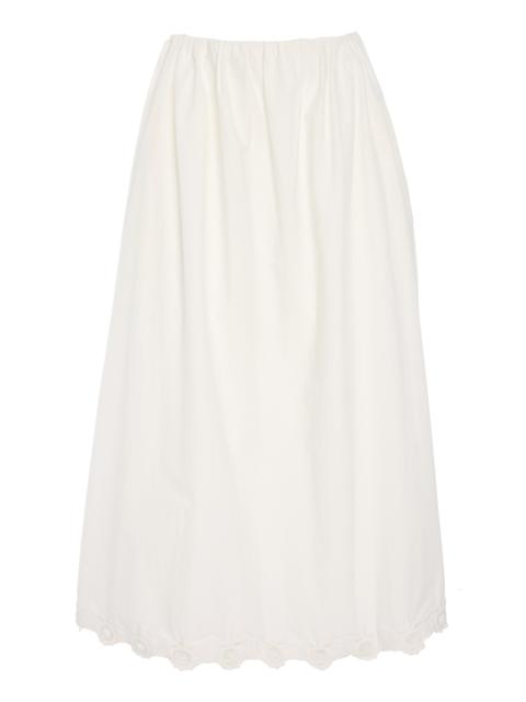 POSSE Antoinette Cotton Skirt white
