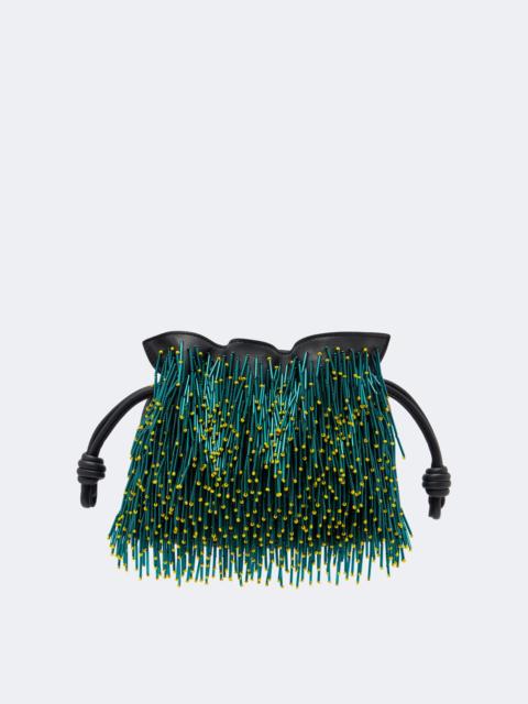 Loewe Flamenco Mini beaded leather clutch