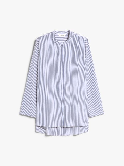 'S Max Mara RONDINE Flared printed poplin shirt