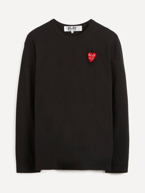 Comme des Garçons PLAY Heart Logo Patch Long-Sleeve T-Shirt
