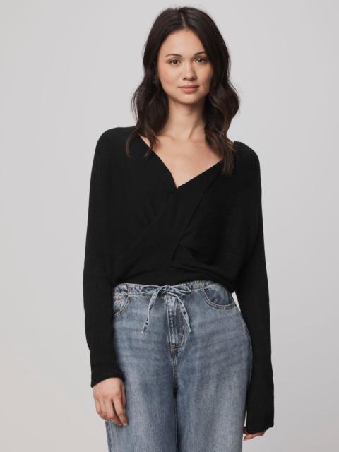 Splendid Loopknit LYR Surplice Sweater