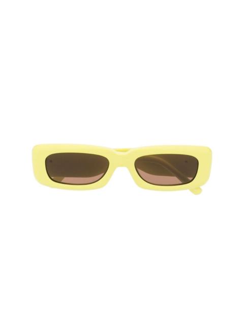 THE ATTICO mini Marfa rectangular-frame sunglasses