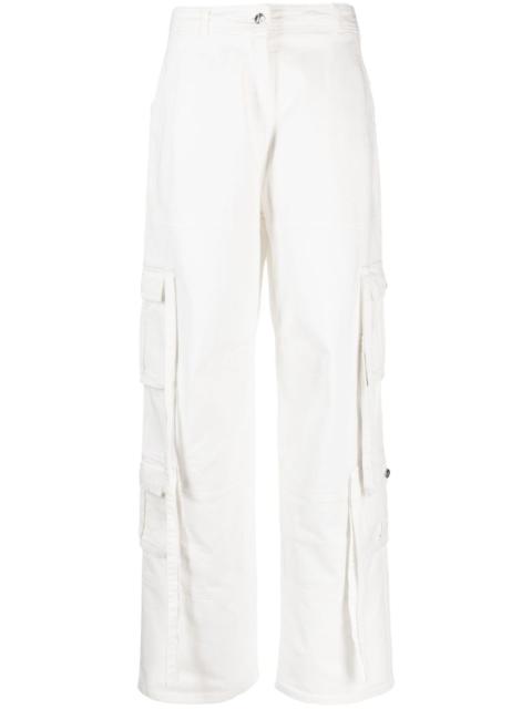 ANDREĀDAMO wide-leg cargo trousers