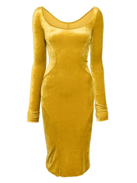 Rick Owens Lilies velour dress