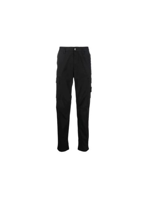 Stone Island Stone Island Pantalone Regular Tapered Pants Black