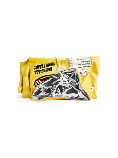 BALENCIAGA Chips Leather Wallet yellow