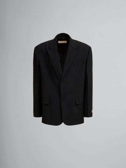 Marni BLACK LIGHT WOOL BLAZER WITH MARNI TAG