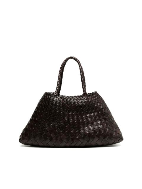 DRAGON DIFFUSION Santa interwoven leather bag