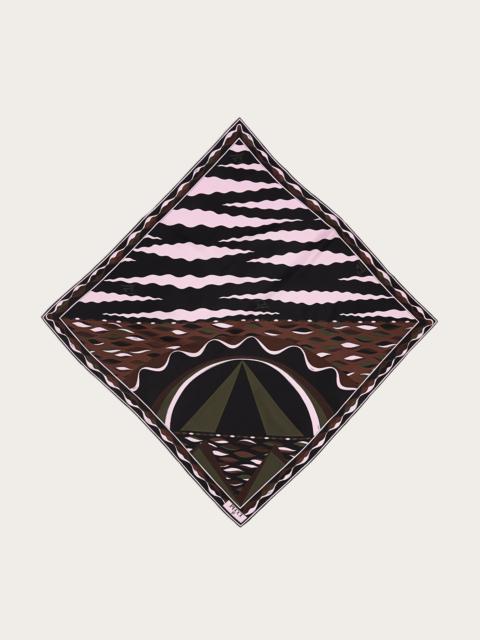 PUCCI MIXED PRINT SILK SCARF