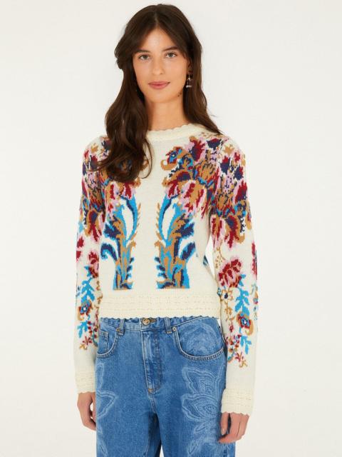 FARM RIO Arabesque Knit Sweater