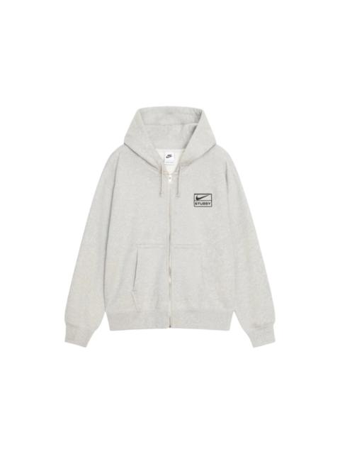 Stüssy Stussy x Nike Fleece Zip Hoodie (FW25) Grey Heather (FW25)