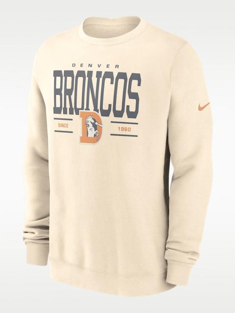 Nike Denver Broncos Club Men's Nike NFL Pullover Crew