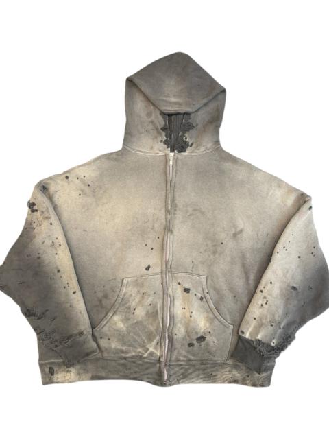 SAINT M×××××× Double Face Zip Hoodie "Charcoal" SM MK8 0000 061
