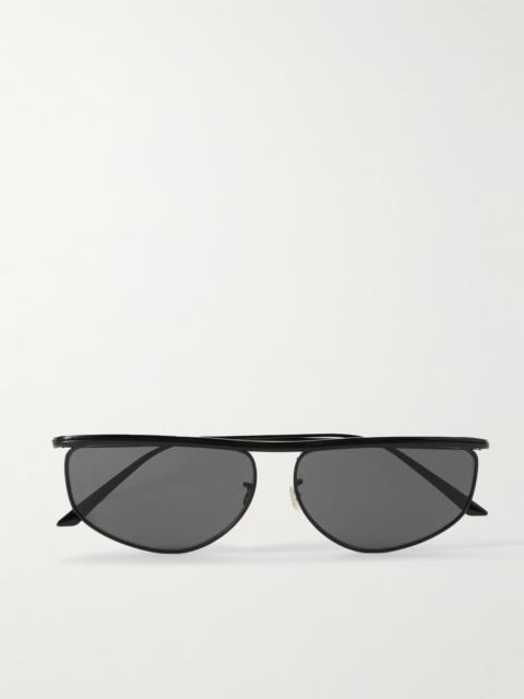 Oliver Peoples + Khaite 1986 D-frame Acetate And Metal Sunglasses
