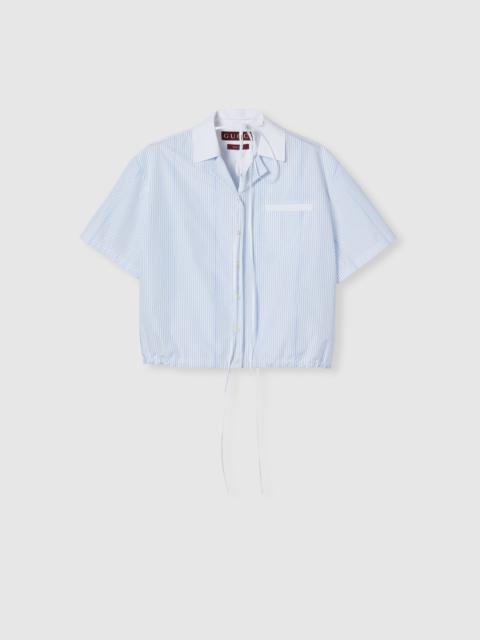 GUCCI Gucci cotton fil coupé shirt