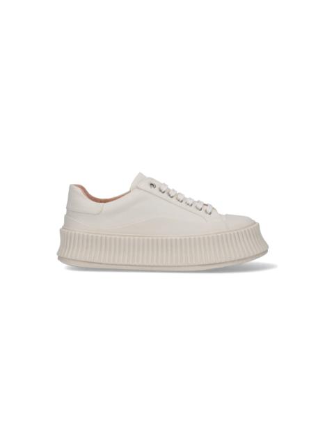 Jil Sander Canvas Low-top Sneakers
