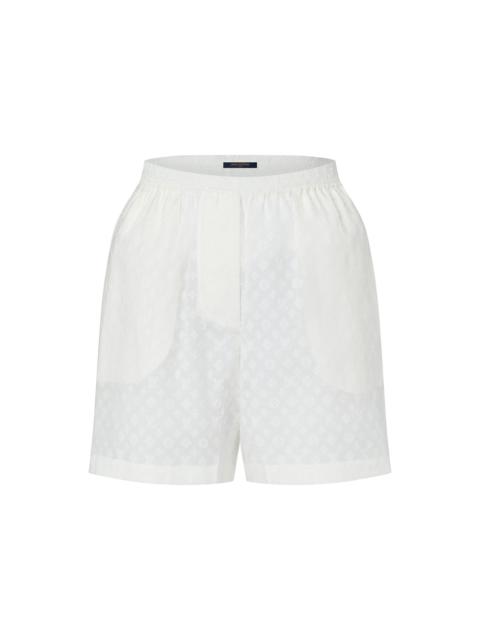 Louis Vuitton Monogram Fil Coupé Pajama Shorts