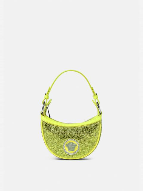 VERSACE Crystal Repeat Mini Hobo Bag