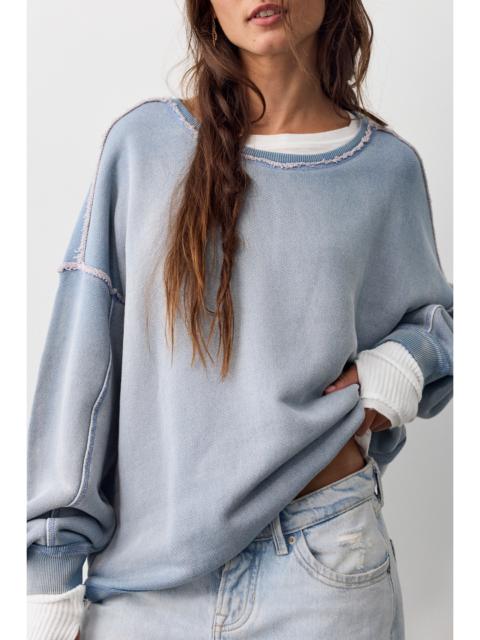FREE PEOPLE We The Free Faded Memory Long Sleeve Pullover
