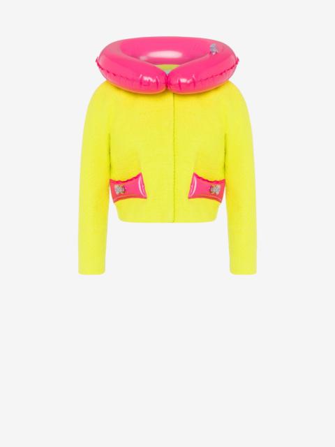 Moschino INFLATABLE DETAILS TWEED JACKET