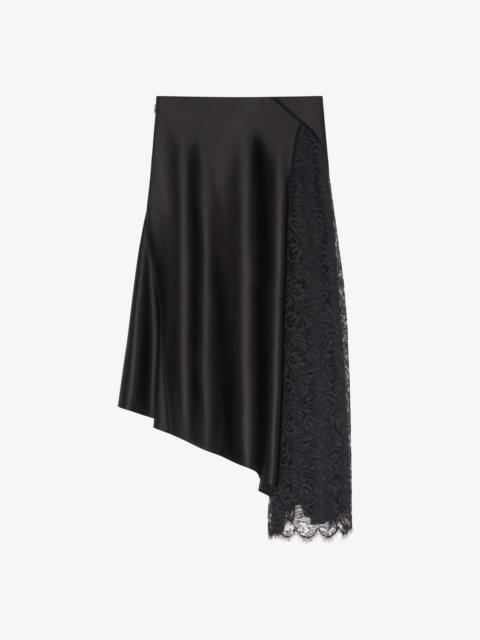 Givenchy SKIRT IN SATIN AND LACE