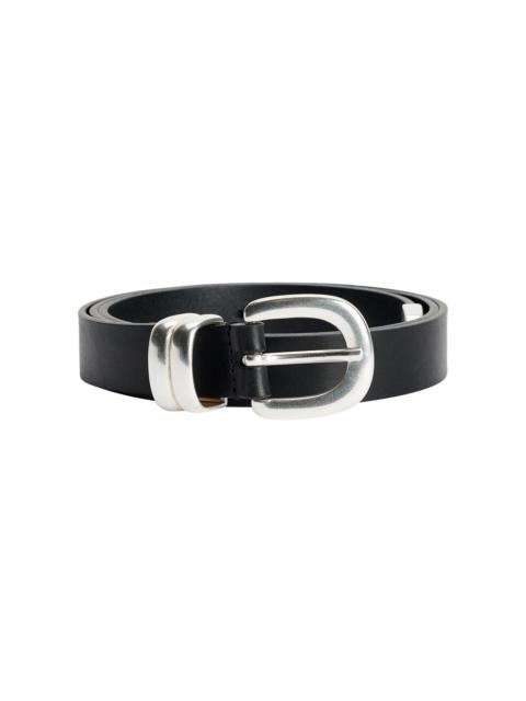 Zoilo Leather Belt black