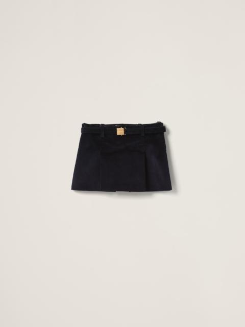 Miu Miu Corduroy miniskirt
