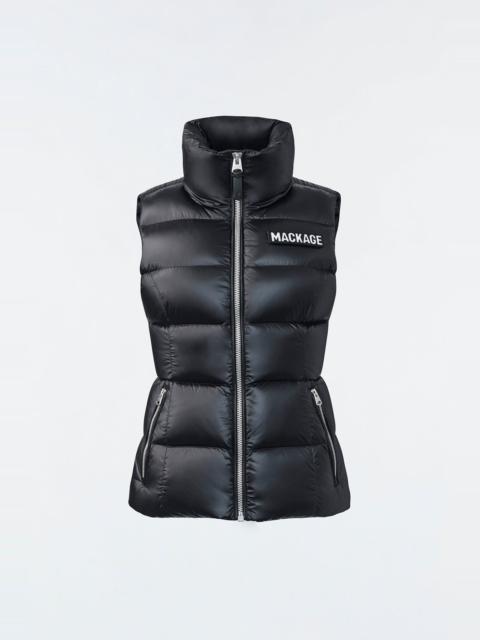MACKAGE CHAYA lustrous light down vest for ladies