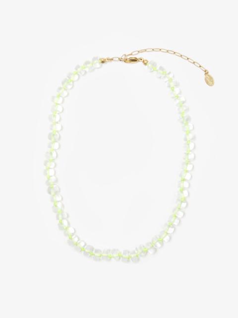 Clare V. Stone Slice Necklace