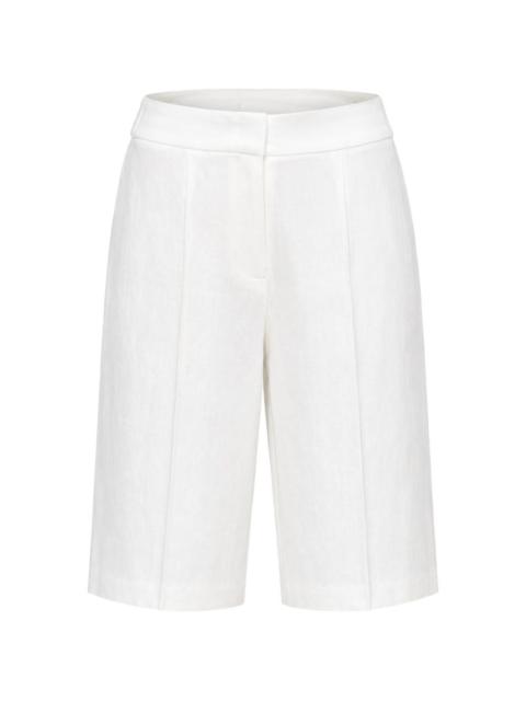 BOSS pressed-crease shorts