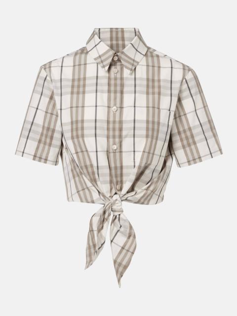Burberry Burberry Check cotton shirt