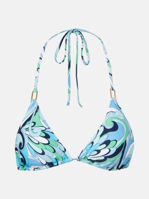 MELISSA ODABASH Cancun printed bikini top